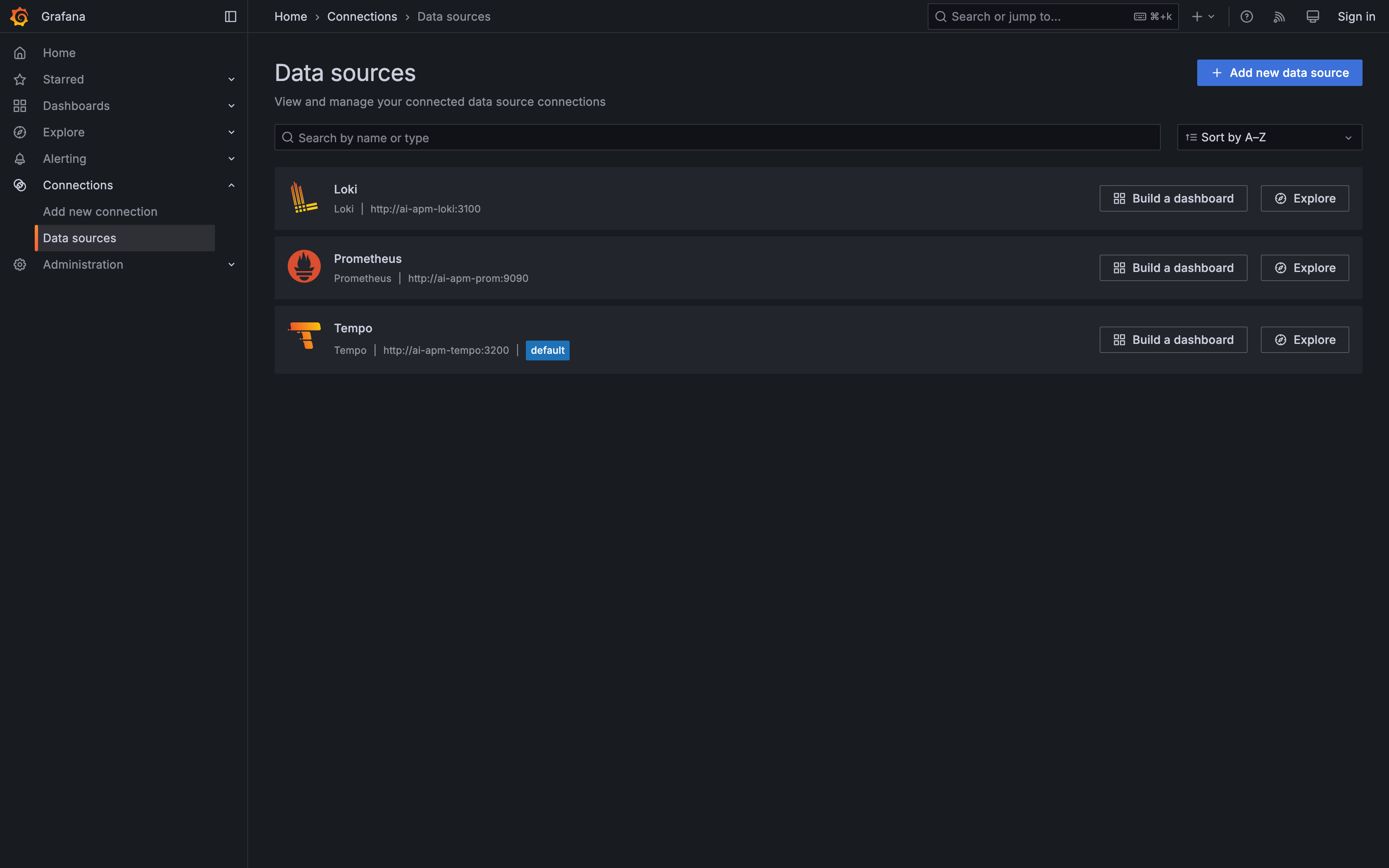 Grafana 多个独立数据源