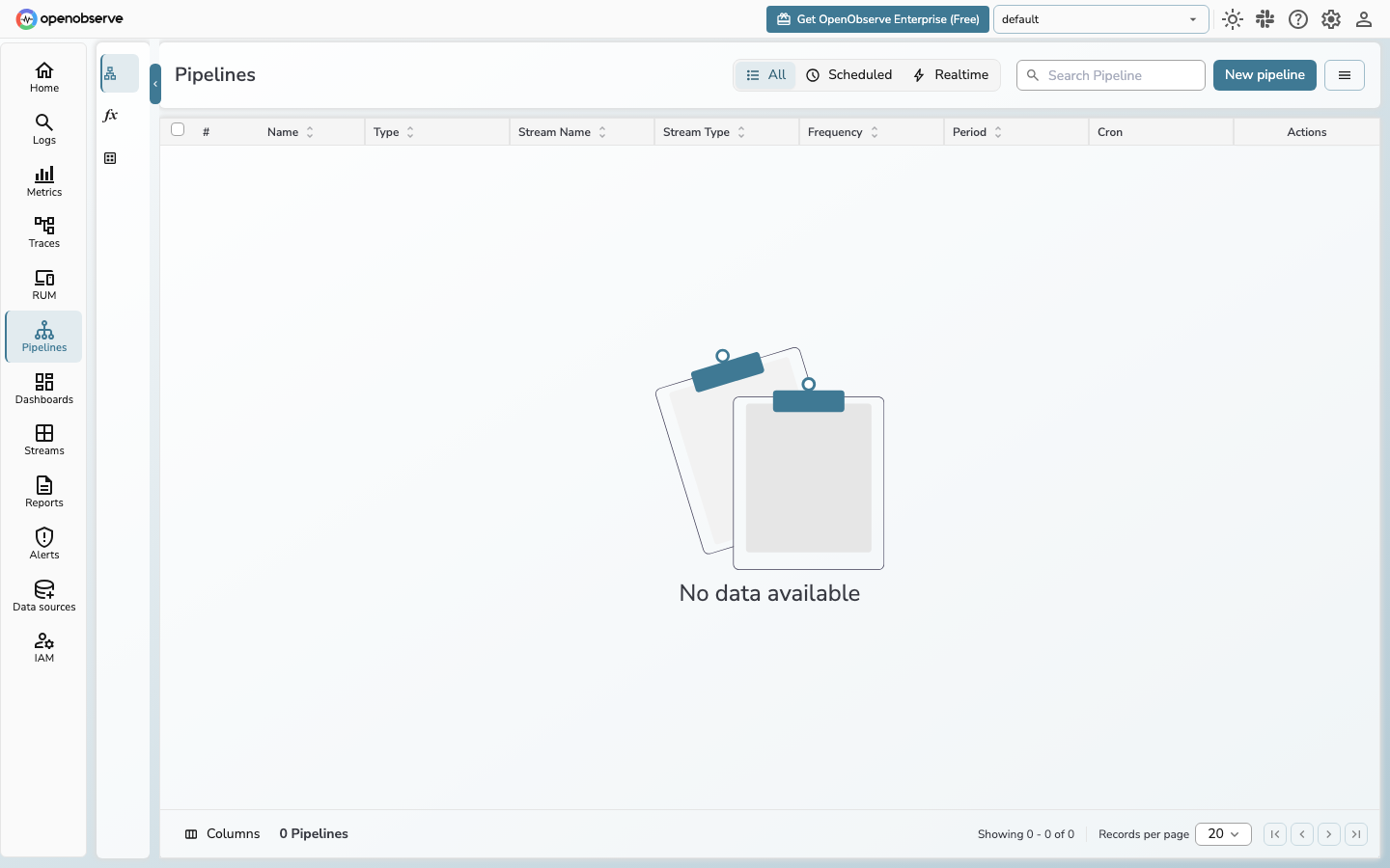 OpenObserve Pipelines
